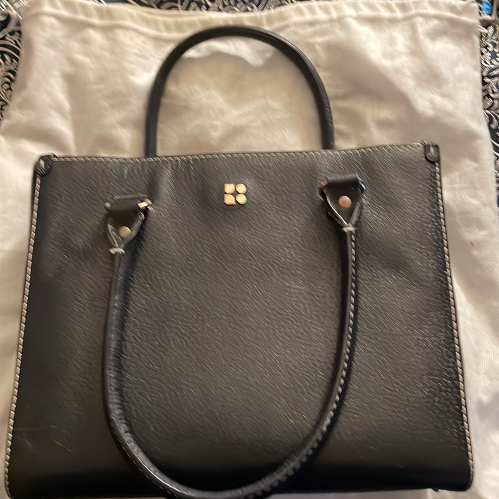 Dark navy leather Kate Spade bag